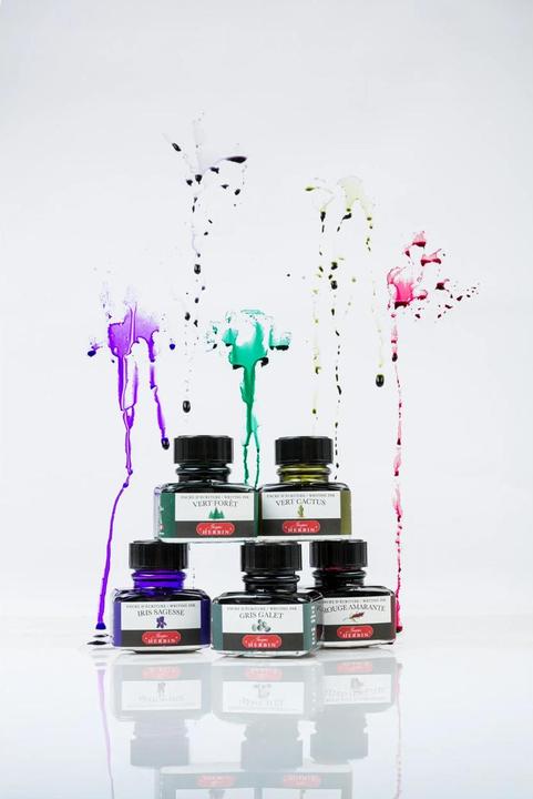 Produktbild Herbin Tintenfass Schreibtinte rot 30ml (Tintenfass, Orange, Rot)