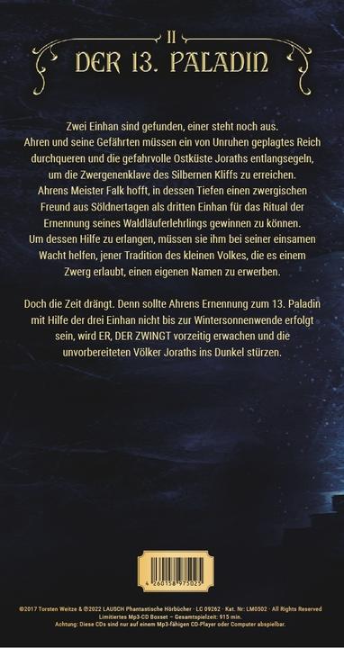 Produktbild Die Ernennung: Der 13. Paladin Band II (Torsten Weitze, LAUSCH Medien, Günter Merlau, Deutsch)