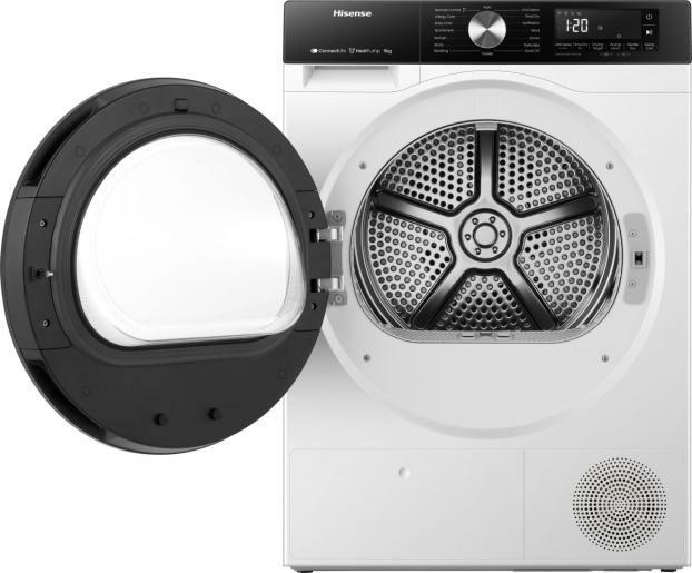 Produktbild Hisense DH3S902BW3 Wäschetrockner 9Kg Klasse A (9 kg, Rechts, Links)