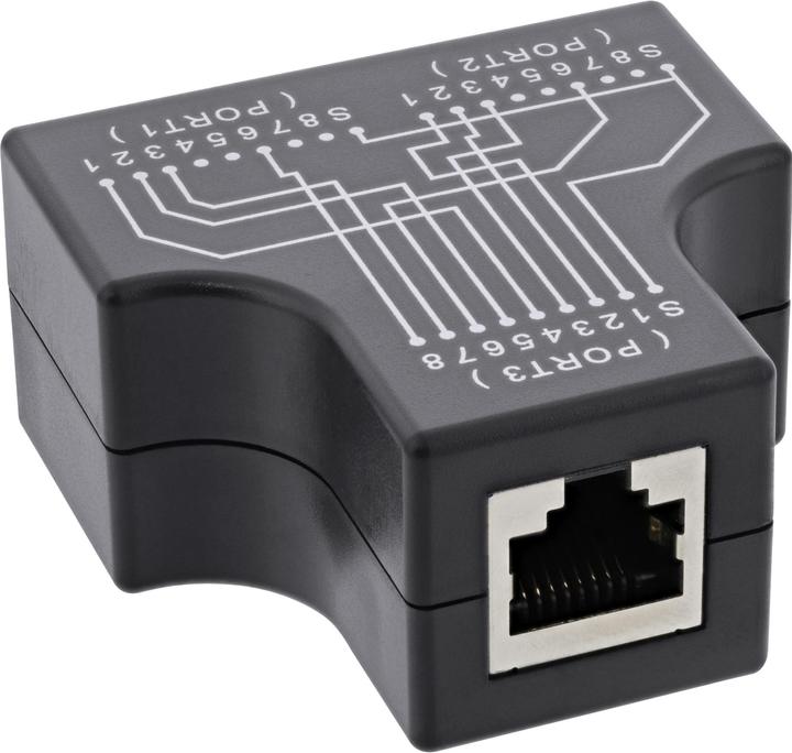 Produktbild InLine Cat.5e STP T-Adapter (Port-Doppler) (Netzwerkkabel)