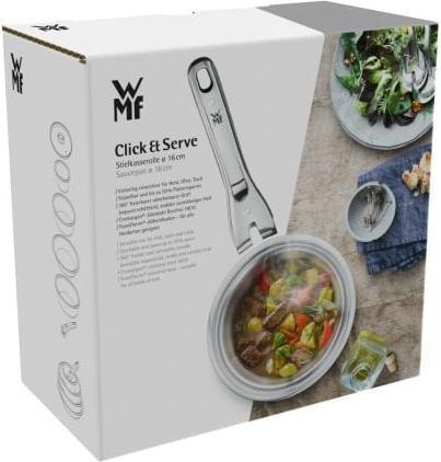 Produktbild WMF Click&Serve Fleischtopf (16 cm, Kochtopf, Edelstahl)