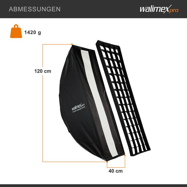 Image du produit Walimex pro Studio Striplight 40x120 Profoto (Boîte à lumière)