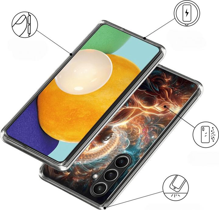 Image du produit Cover-Discount Galaxy S24 FE - Cover Handyhülle mit stilvollem Motiv (Samsung Galaxy S24 FE)