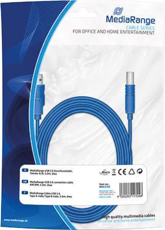 Produktbild MediaRange USB-Kabel (5 m, USB 3.2 Gen 1)