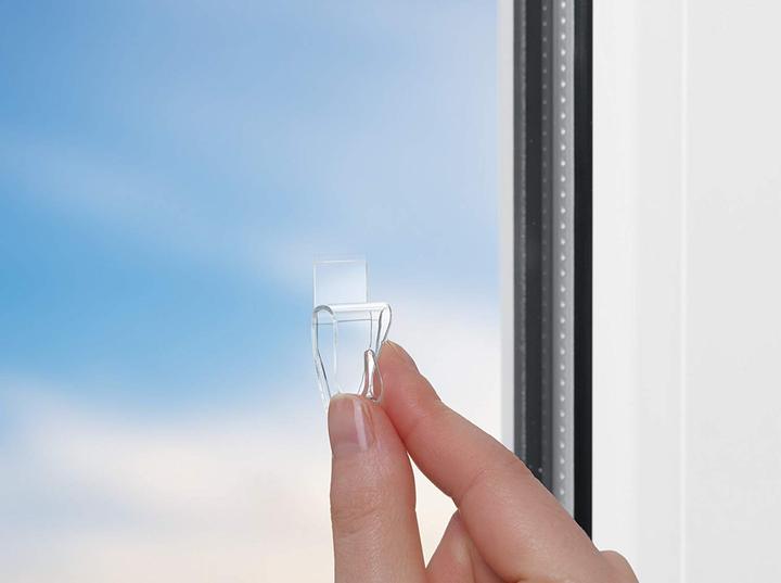 Actual product image tesa Powerstrips Transparent Decorative Hooks SMALL
