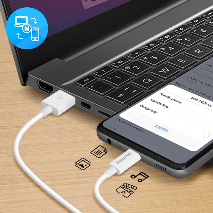 Produktbild Fairplay FP-SNC-USBC1 USB / USB-C Ladekabel (1 m)