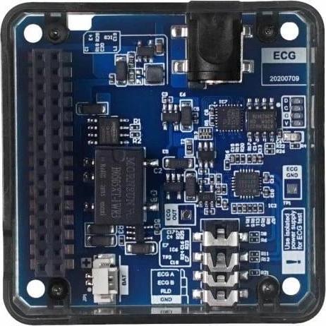 Produktbild M5Stack EKG-Modul 13.2 (AD8232) mit Kabeln und Pads
