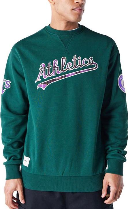 New Era pullover oakland athletic mlb tartan infill (S)