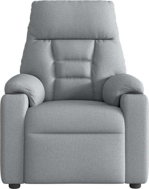 Actual product image VidaXL Massage chair light grey fabric