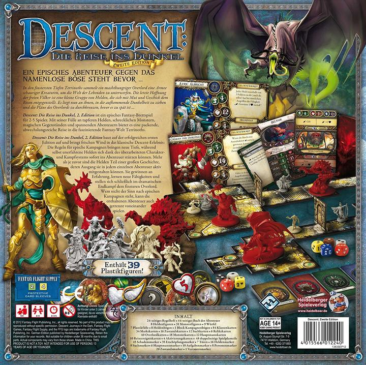 Produktbild Descent: Die Reise ins Dunkel, 2. Edition (Deutsch)