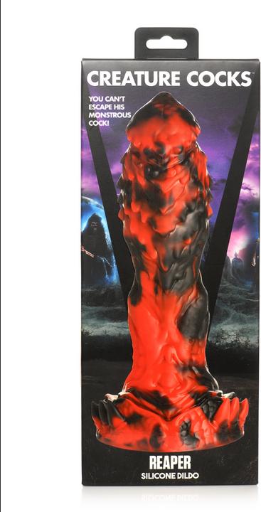Actual product image Creature Cocks Grim Reaper - Silicone Dildo/Black