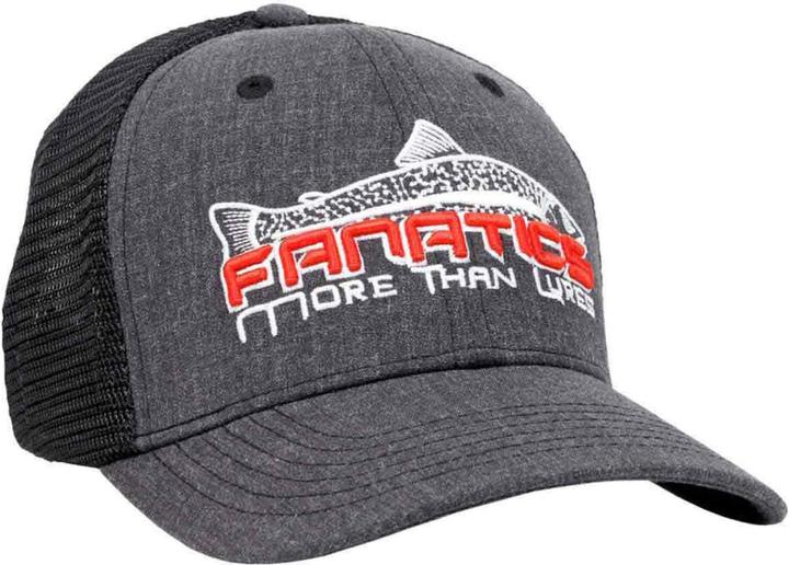 Produktbild Stucki Fishing Because Fanatics Cap Grau, Forelle