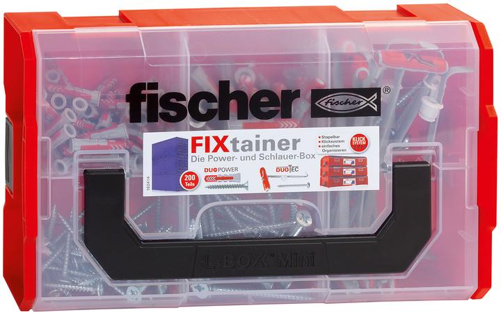Actual product image Fischer 030189 SK SB card, contains SX 5 x 25 dowel, 20 x chipboard screw 4 x 30 (200 pcs.)