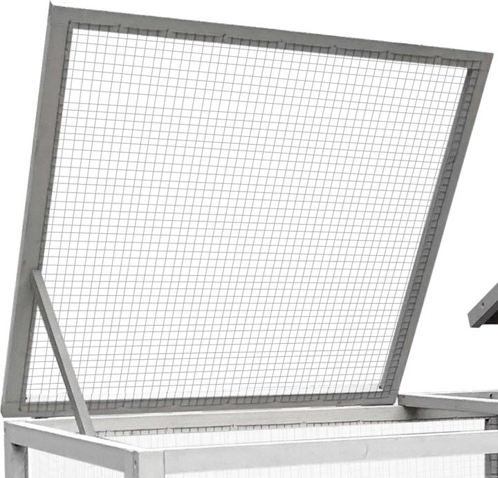 Produktbild Wiltec Hasenstall 1460x750x830mm Freilaufgehege Kaninchenkäfig Kleintierstall