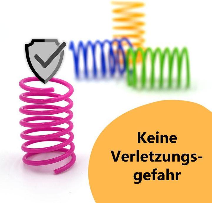 Image du produit Hermex Ressorts en spirale Jouet pour chats Jeu d'adresse Jouet à ressorts