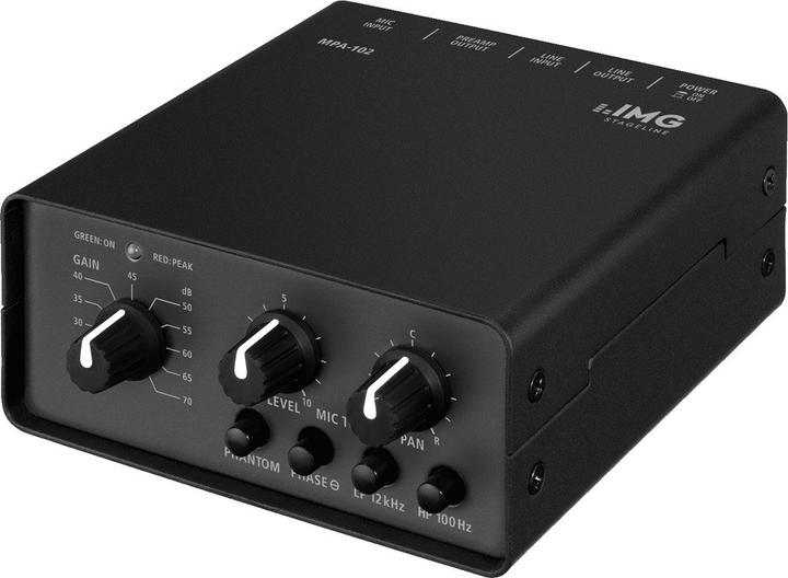 Immagine prodotto Img Stage Line Preamplificatore microfonico MPA-102 (Preamplificatori)