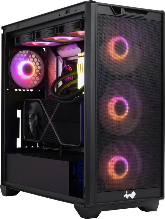 Actual product image In Win InWin D5 housing - black (Mini-ITX, E-ATX, mATX, ATX)