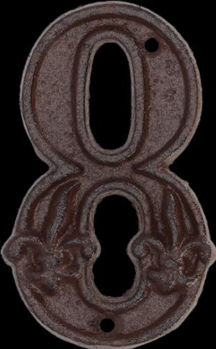 Image du produit Esschert Design Maison numéro 8 en fonte