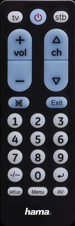 Actual product image Hama Universal remote control 2in1 Big Zapper (Universal remote control, Infrared)