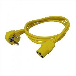 Actual product image Roline Power cable CEE 7/7 (M) angled to IEC 60320 C13 straight (1.80 m)