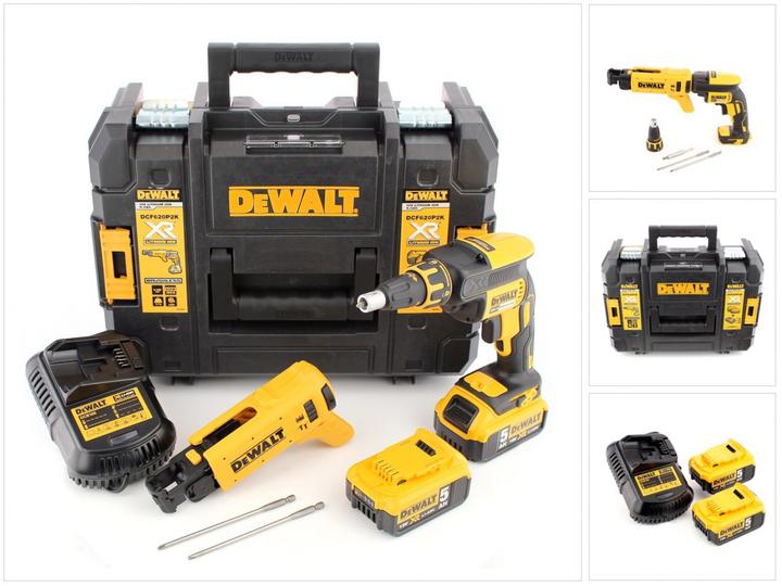 Image du produit DeWalt Tournevis à batterie DCF620P2KQW (Fonctionnement sur batterie)