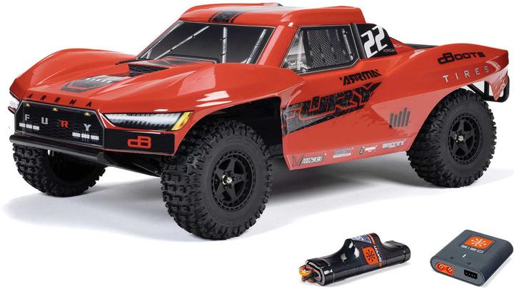 Actual product image Arrma Short Course Truck Fury Mega 550 2WD, 1:10 (RTR Ready-to-Run)