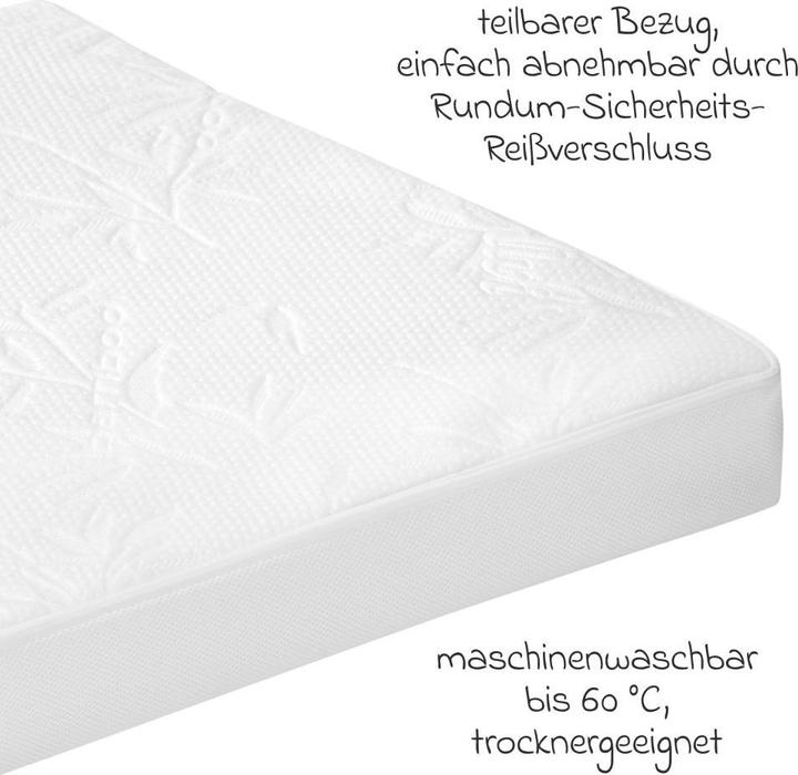 Produktbild Alvi Babymatratzen & Kindermatratzen Babybett-Matratze Bamboo Pro 70 x 140 cm (70 x 140 cm)