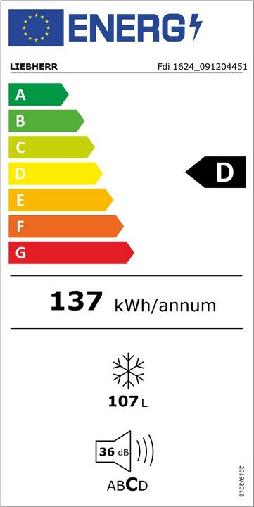 Energie-Label Liebherr Fdi 1624 (Freistehend)
