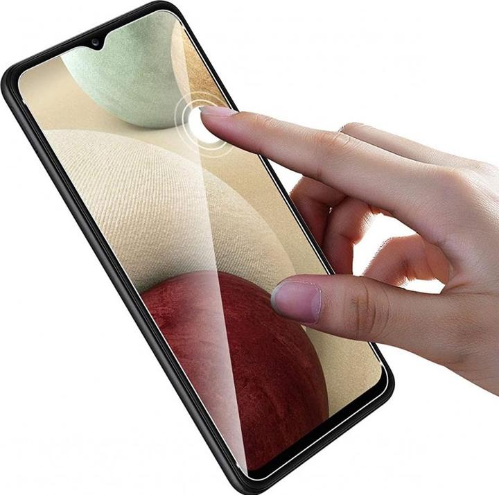Produktbild Screenguard Samsung Galaxy A12 Panzerglas Schutzfolie Case Friendly Design (1 Stück, Samsung Galaxy A12)