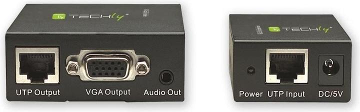 Actual product image Techly Amplifier Extender VGA and Audio over Network Cable