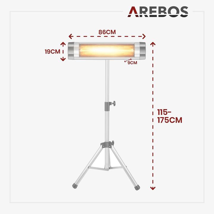 Produktbild Arebos Infrarot Heizstrahler (2500 W)