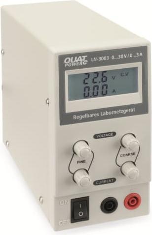 QuatPower Netzgerät LN-3003, 0...30V 0...3A, LCD, Grob-/Feinregler