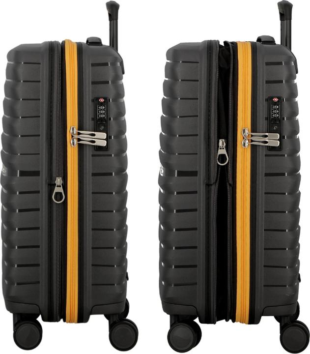 Produktbild Jump Xwave 4 Rollen Kabinentrolley 55 cm mit Dehnfalte (35 l, Handgepäck (bis 50l))