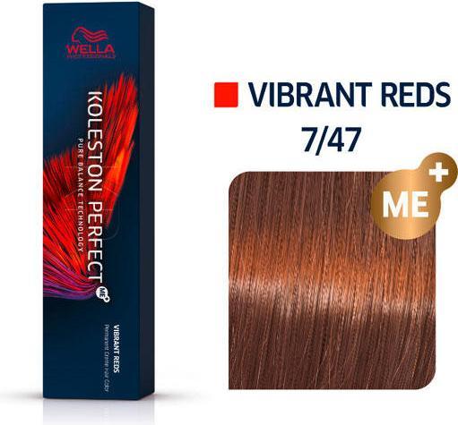 Produktbild Wella Koleston Vibrant Reds (7/47 Mittelblond Rot-Braun)