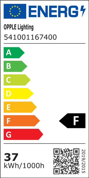 Label énergétique Opple LED Spot3C-C-P 37W5410011674003145lm BLE2-4000K-36°-BL Railstr. (3145 lm)