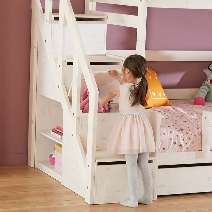 Produktbild Lifetime Kidsrooms Family Etagenbett mit Treppe (120 x 200 cm)
