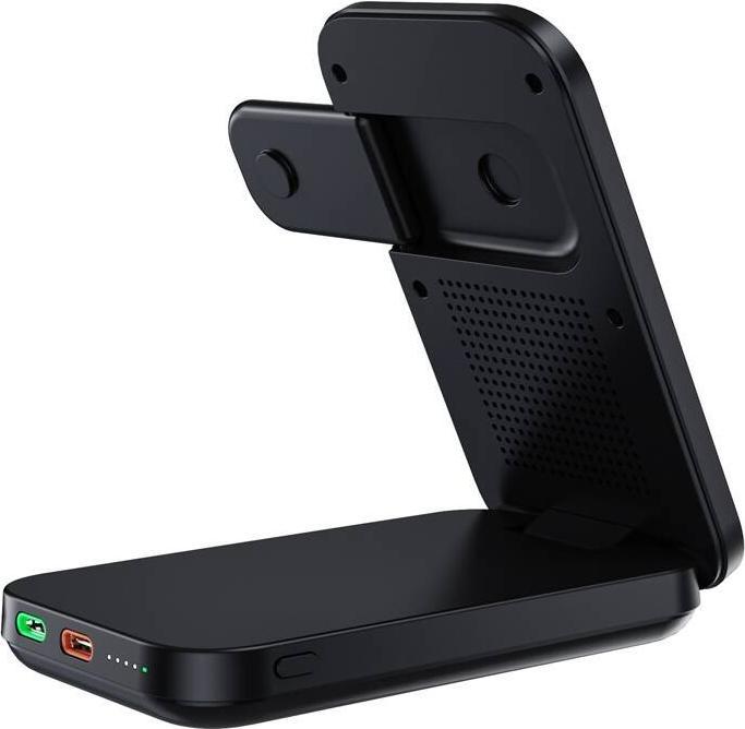 Actual product image Choetech 3in1 Qi2 MagSafe wireless charger and power bank (15 W)