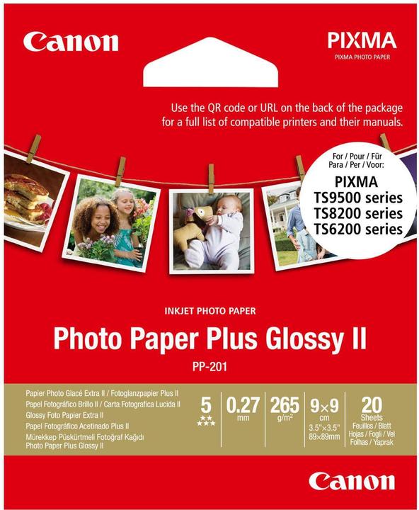Canon PP-201 (265 g/m², 9 x 9 cm, 20 x)