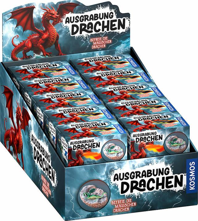 Actual product image Kosmos Dragon excavation (20 specimens in display)