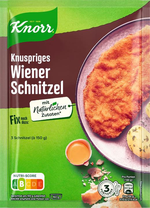 Produktbild Knorr Fix knuspriges Wiener Schnitzel (90 g)