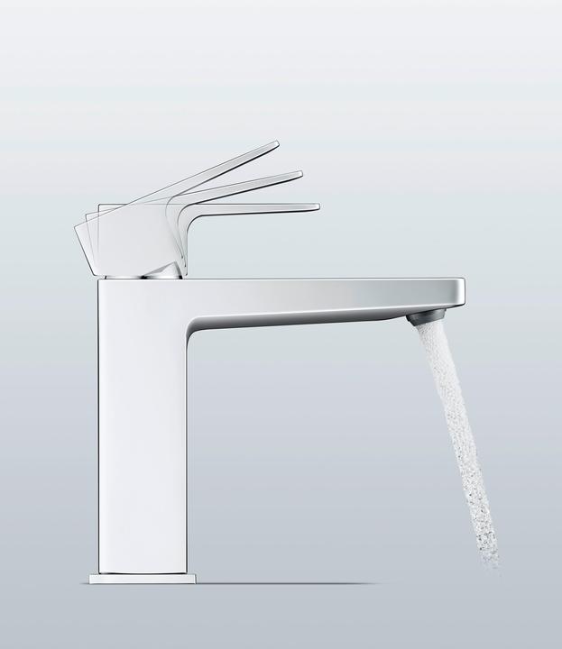 Produktbild Duravit Manhattan Einhebel-Waschtischmischer, Ausladung 129 mm, mit Ablaufgarnitur, MH1020001
