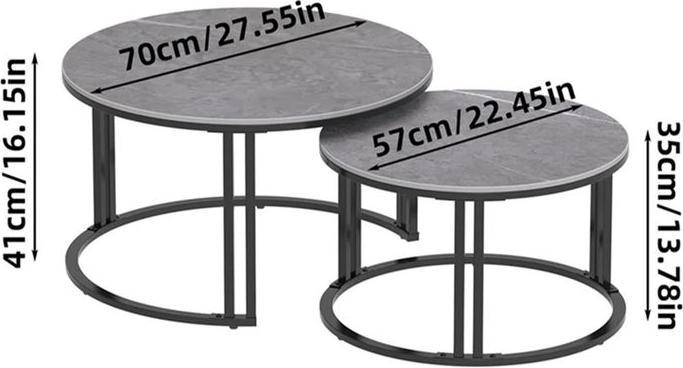 Image du produit Hermex Table basse (41 x 57 x 70 cm)