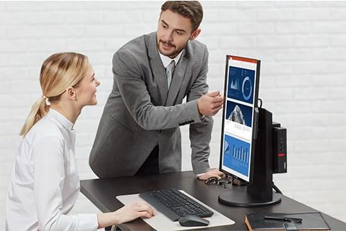 Image du produit Lenovo Tiny-In-One Single Monitor Stand (Tables)