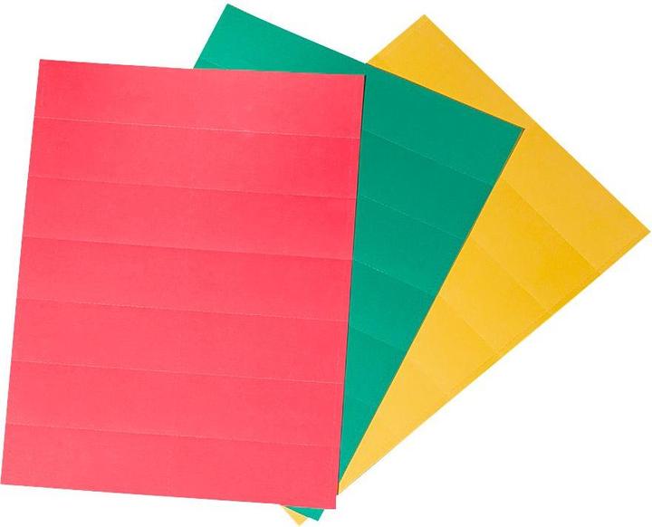 Produktbild Eichner Beschriftungsschild 3 Farben je 14 Stück