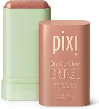 Actual product image Pixi On-the-Glow Bronze SoftGlow Hydrating Tinted Moisture Bronzer Stick with Ginseng Aloe Vera & Fr (Bronzer, 19 g)
