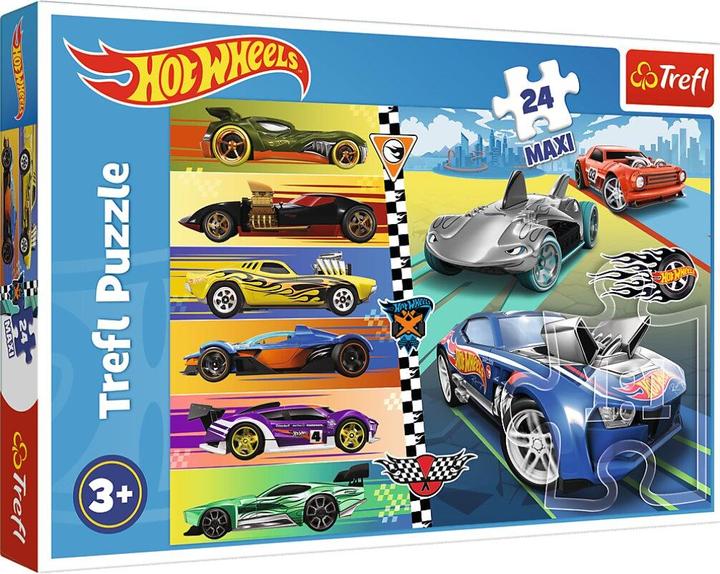 Trefl Puzzle 24 Elemente Maxi Schnelle Autos Hot Wheels (24 Teile)
