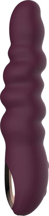 Dreamtoys Dream Toys Essentials Ribbed Power Vibe Purple Vibrator 21.5 cm