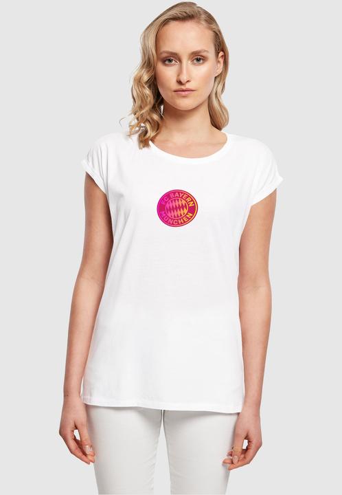 Actual product image FC Bayern München Ladies Logo Colour Extended Shoulder Tee - 115759 (4XL)