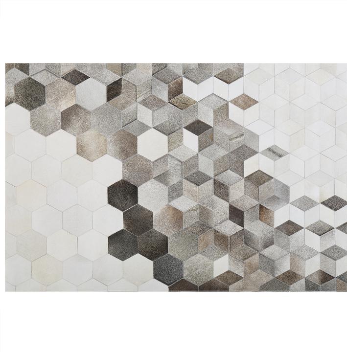 Produktbild Beliani Leder-Patchwork-Teppich (200 x 140 cm)