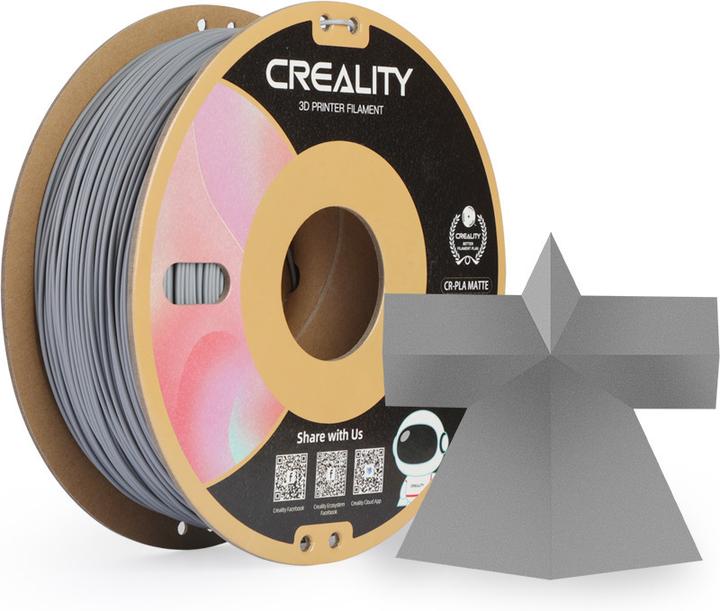 Image du produit Creality Cr-Pla Matte (PLA, 1.75 mm, 1000 g, Gris)